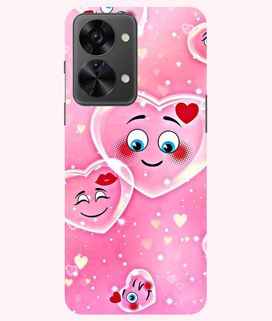 Smile Heart Back Cover For Oneplus Nord 2T 5G