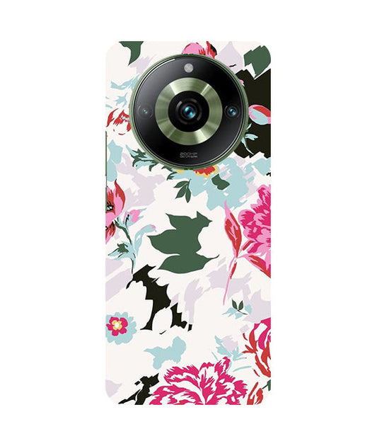 Flower Printed Pattern Back Cover For  Realme 11 Pro/Pro+ 5G