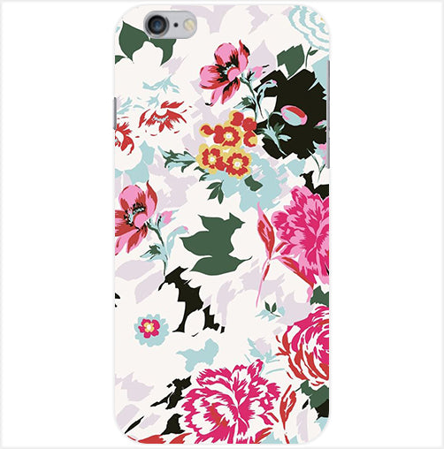 Flower Printed Pattern Back Cover For Apple Iphone 6/6S