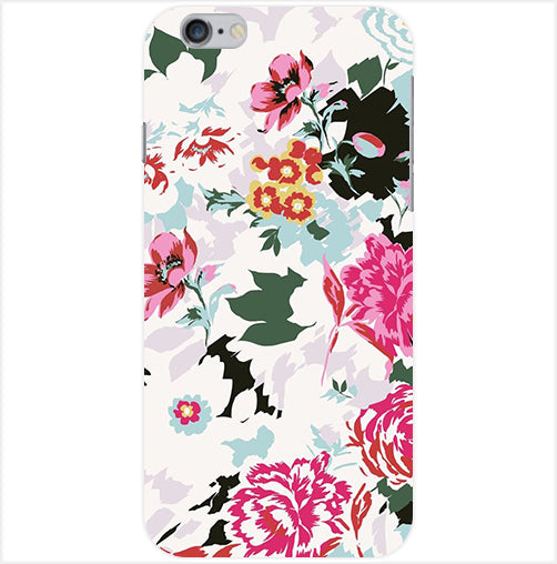 Flower Printed Pattern Back Cover For  Apple Iphone 6/6S