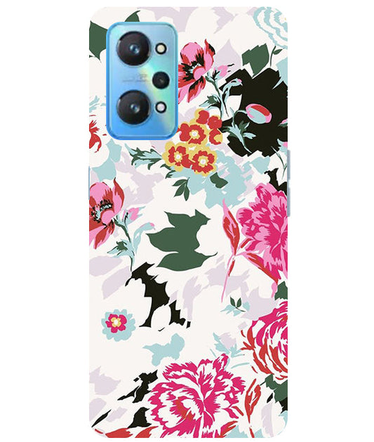 Flower Printed Pattern Back Cover For  Realme GT Neo 2/Neo 3T