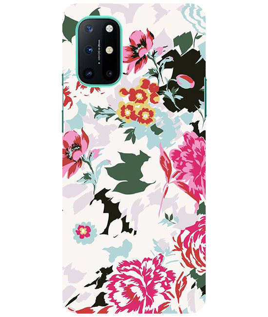 Flower Printed Pattern Back Cover For Oneplus 8T