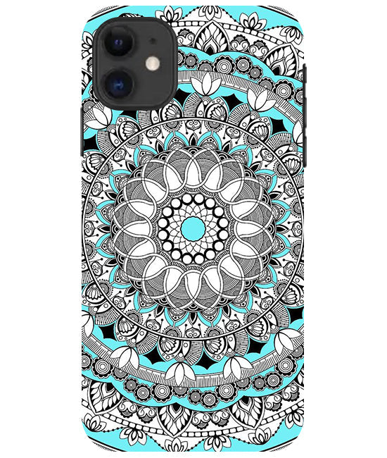 Mandala art Back Cover For Apple Iphone 11