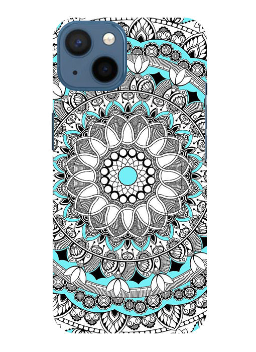 Mandala art Back Cover For Apple Iphone 15 Plus