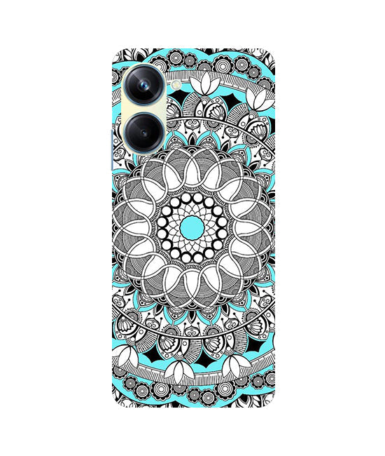 Mandala art Back Cover For Realme 9i 5G