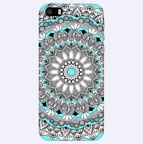 Mandala art Back Cover For Apple Iphone 5/5S