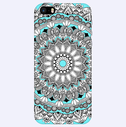 Mandala art Back Cover For  Apple Iphone 5/5S
