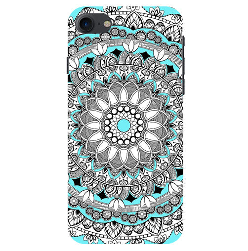 Mandala art Back Cover For  Apple Iphone 8