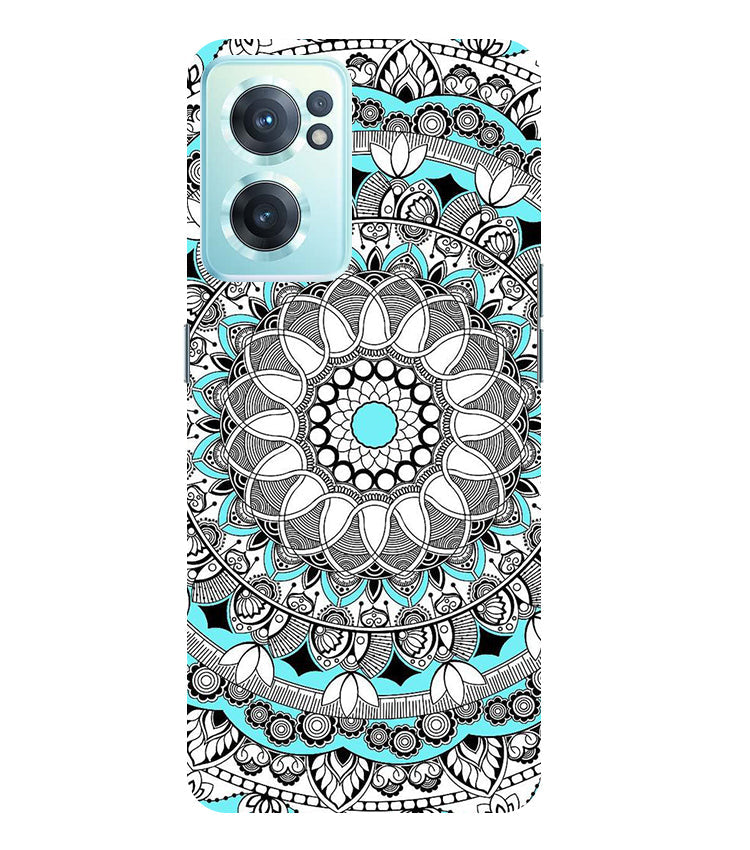 Mandala art Back Cover For Oneplus Nord CE 2 5G