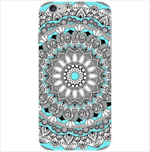 Mandala art Back Cover For Apple Iphone 6/6S