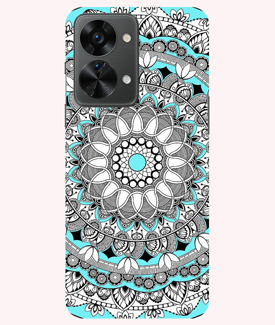 Mandala art Back Cover For Oneplus Nord 2T 5G