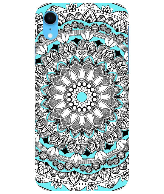 Mandala art Back Cover For Apple Iphone Xr