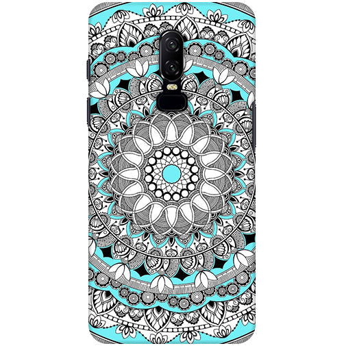 Mandala art Back Cover For Oneplus 6