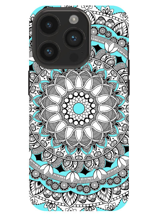 Mandala art Back Cover For Apple Iphone 14 Pro