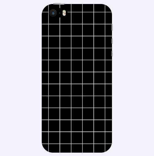 Checkers Box Design Back Cover For   Apple Iphone 5/5S