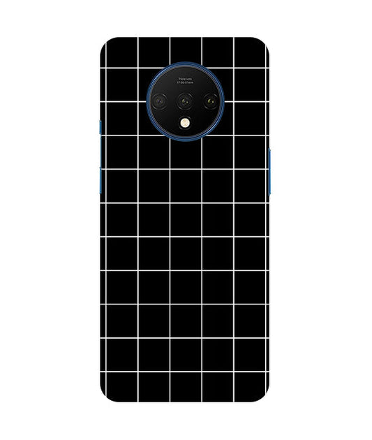 Checkers Box Design Back Cover For   Oneplus 7T