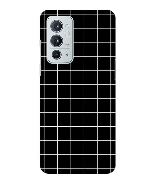 Checkers Box Design Back Cover For   Oneplus 9RT