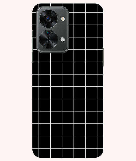 Checkers Box Design Back Cover For   Oneplus Nord 2T  5G