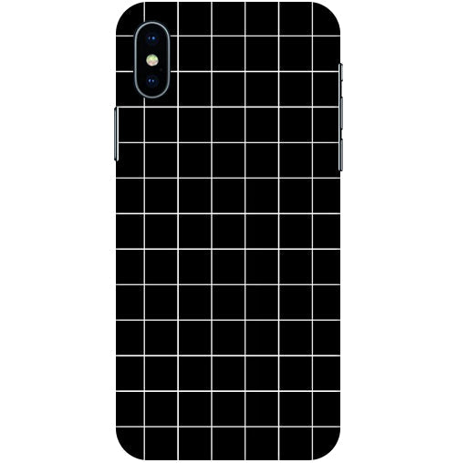 Checkers Box Design Back Cover For   Apple Iphone Xs Max