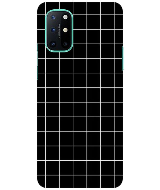 Checkers Box Design Back Cover For   Oneplus 8T