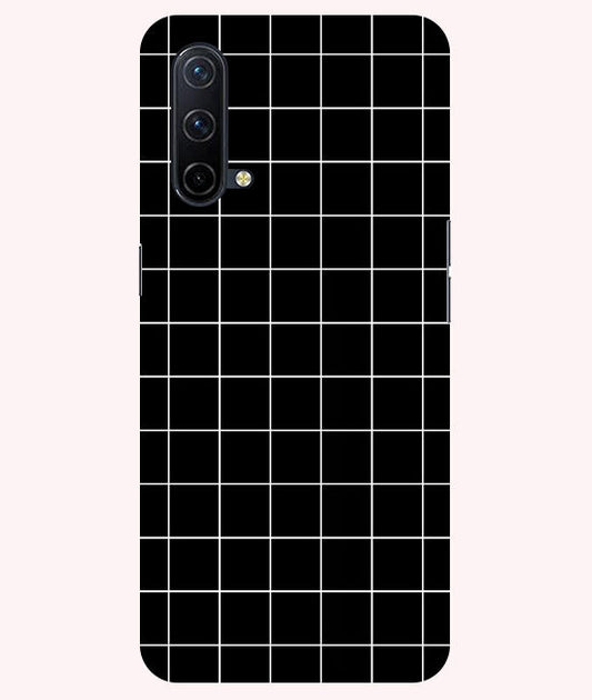 Checkers Box Design Back Cover For   Oneplus Nord CE  5G