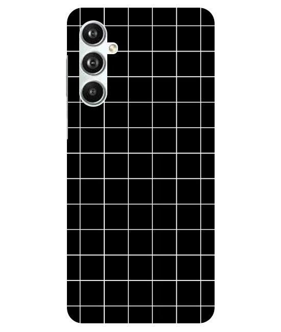 Checkers Box Design Back Cover For Samsug Galaxy F34 5G