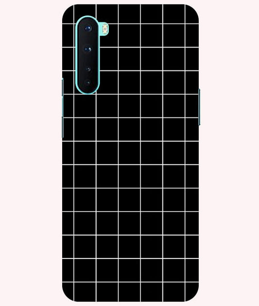 Checkers Box Design Back Cover For   Oneplus Nord  5G