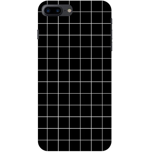 Checkers Box Design Back Cover For Apple Iphone 8 Plus