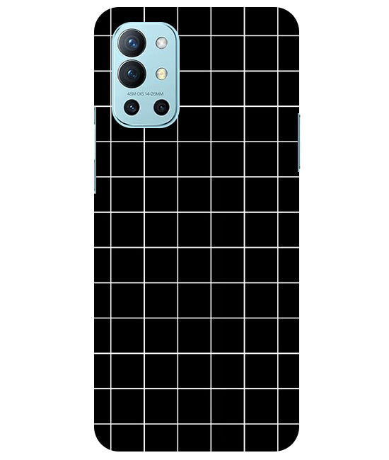 Checkers Box Design Back Cover For Oneplus 9R