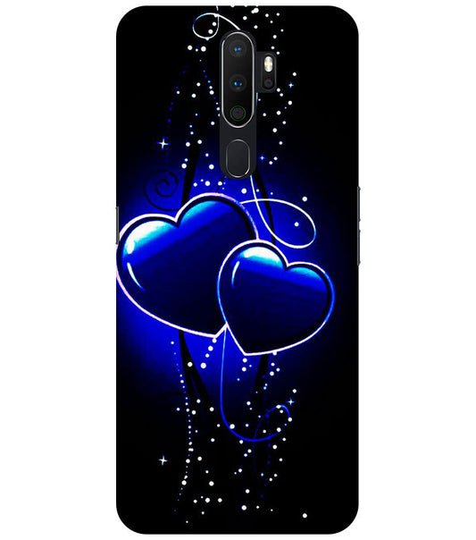Heart Design 1 Printed Back Cover For Oppo A5 2020