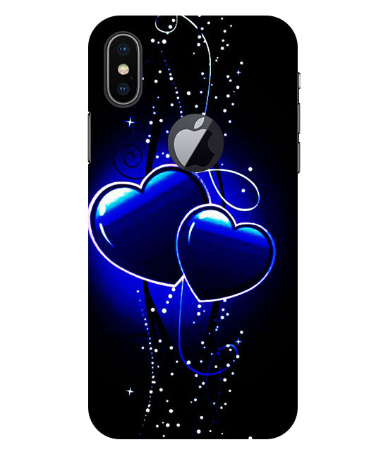 Heart Design 1 Printed Back Cover For Apple Iphone X Logocut