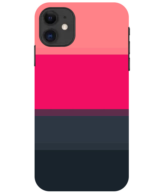 Colorful Stripes Back Cover For Apple Iphone 11
