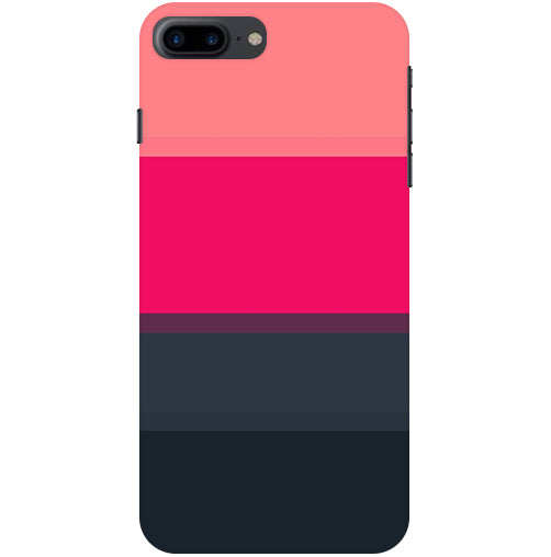 Colorful Stripes Back Cover For Apple Iphone 7 Plus