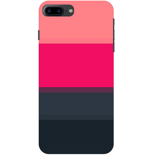 Colorful Stripes Back Cover For  Apple Iphone 7 Plus