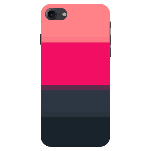 Colorful Stripes Back Cover For Apple Iphone 7