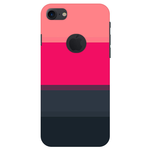 Colorful Stripes Back Cover For Apple Iphone 8 Logocut