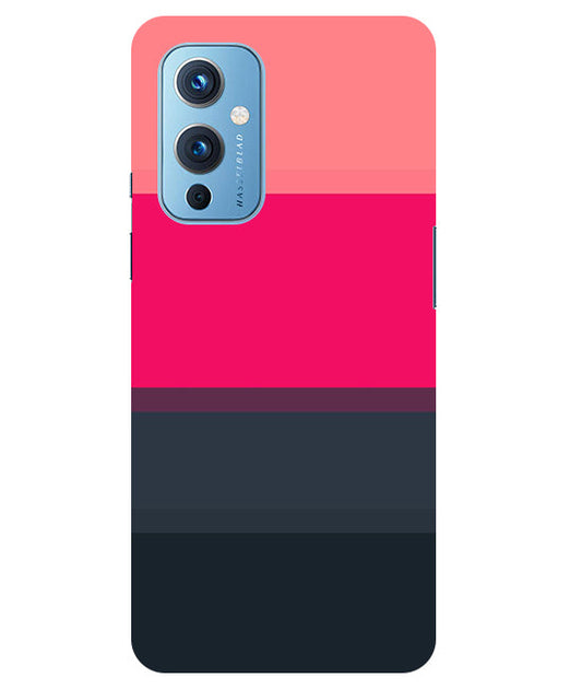 Colorful Stripes Back Cover For  Oneplus 9