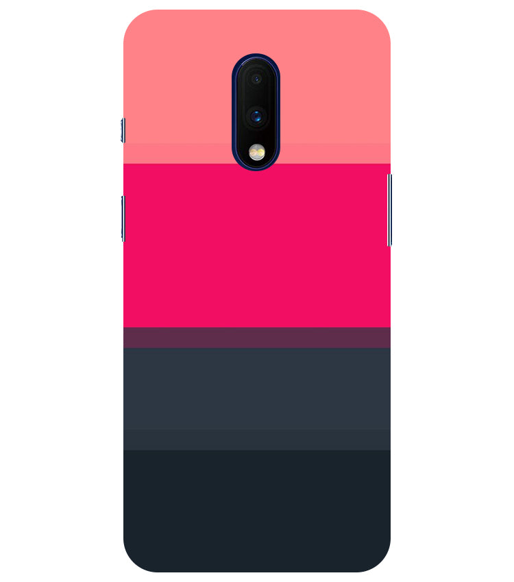 Colorful Stripes Back Cover For  Oneplus 6T