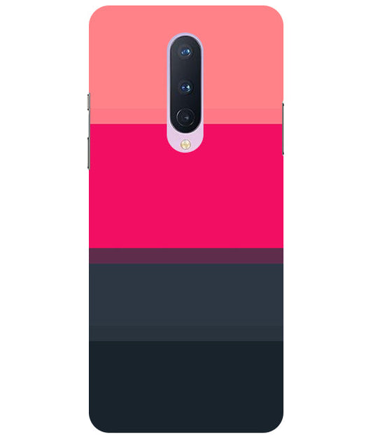 Colorful Stripes Back Cover For  Oneplus 8