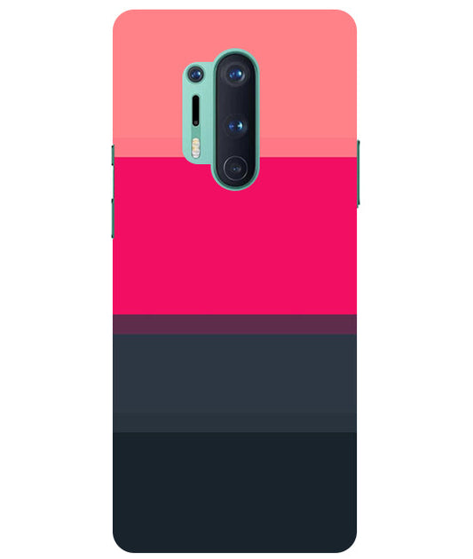 Colorful Stripes Back Cover For  Oneplus 8 Pro