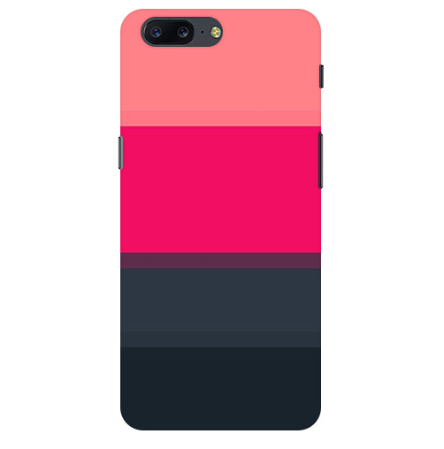 Colorful Stripes Back Cover For  Oneplus 5