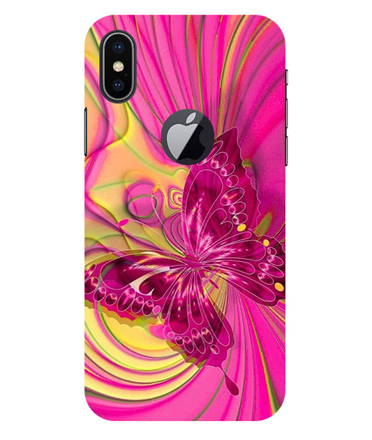 Butterfly 2 Back Cover For Apple Iphone X Logocut