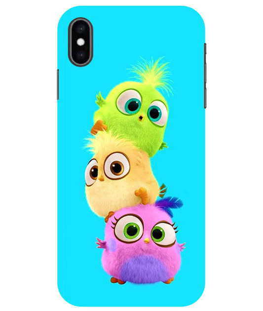 Cute Birds Back Cover For Apple Iphone X