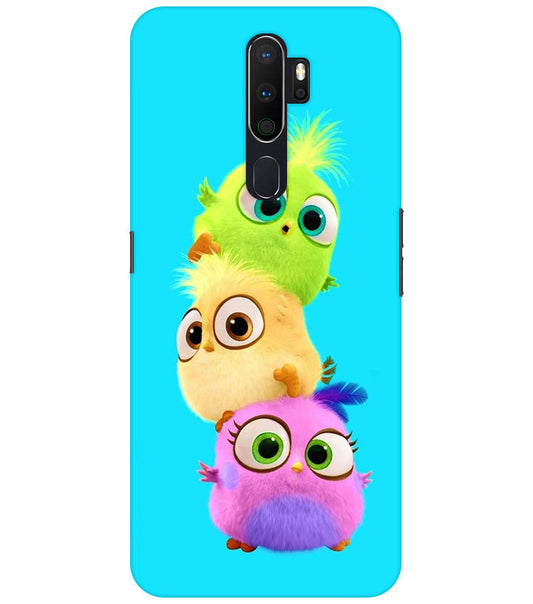 Cute Birds Back Cover For Oppo A9 2020
