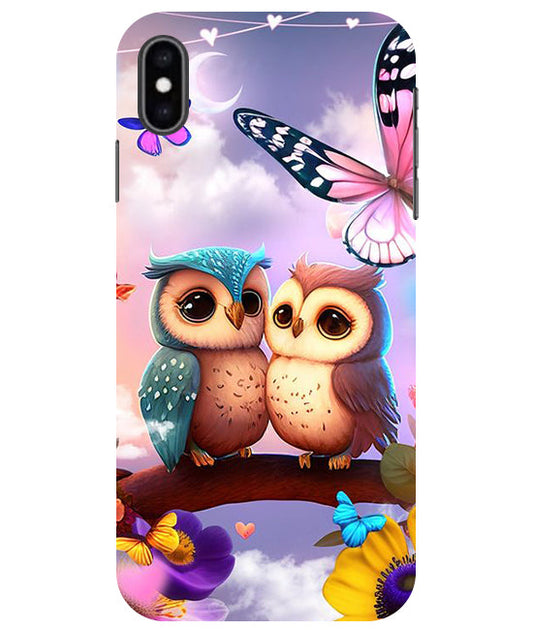 Owl Back Cover For  Apple Iphone X