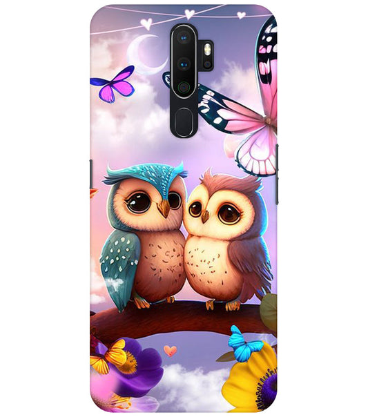 Owl Back Cover For  Oppo A5 2020