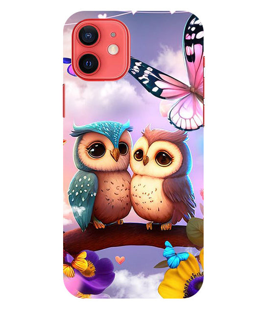Owl Back Cover For  Apple Iphone 12