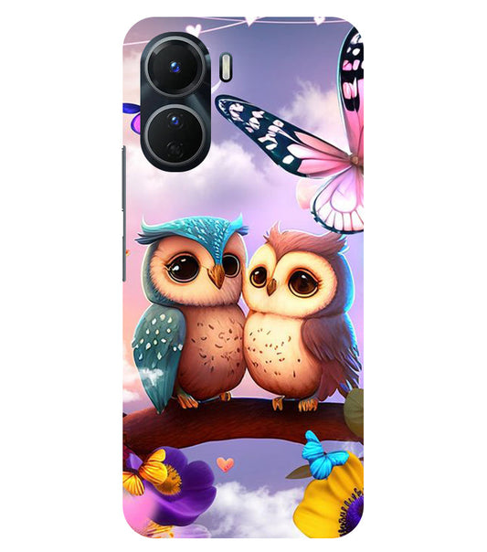 Owl Back Cover For  Vivo Y16 5G