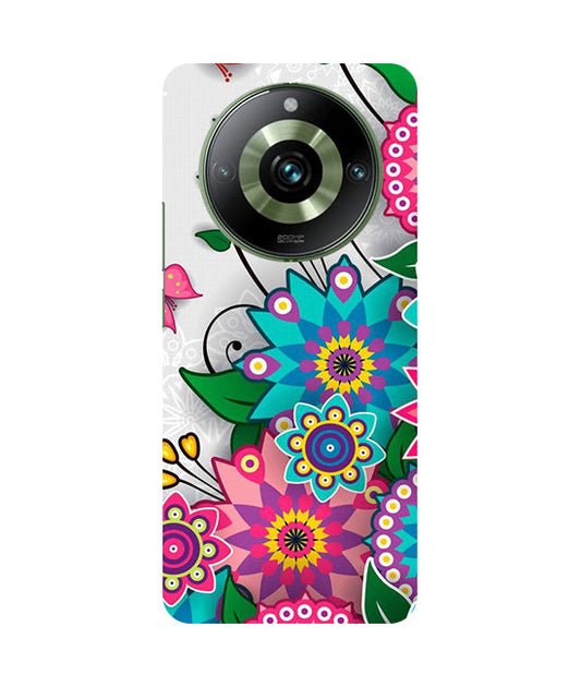 Flower Paint Back Cover For Realme 11 Pro/Pro+ 5G