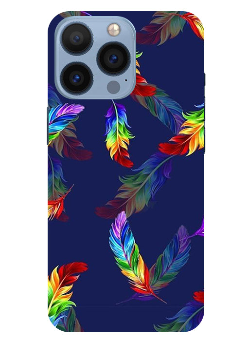 Multicolor Leaf Back Cover For  Apple Iphone 13 Pro